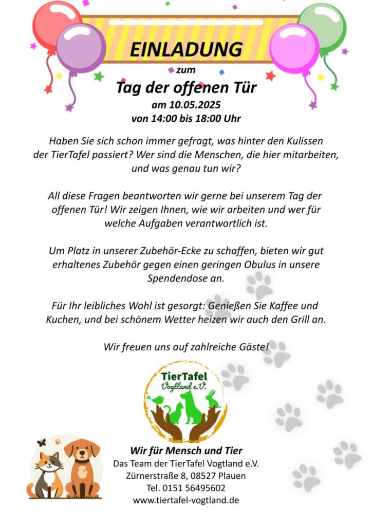 Einladung Tag Der Offenen Tuer 2025 724x1024